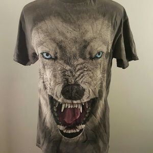 Wolf Face 3D Tees M T shirt